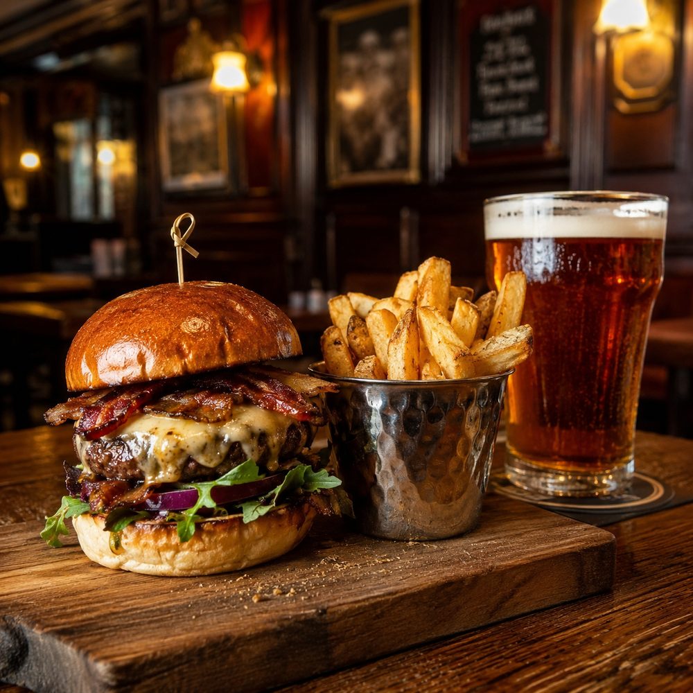 Burger del pub